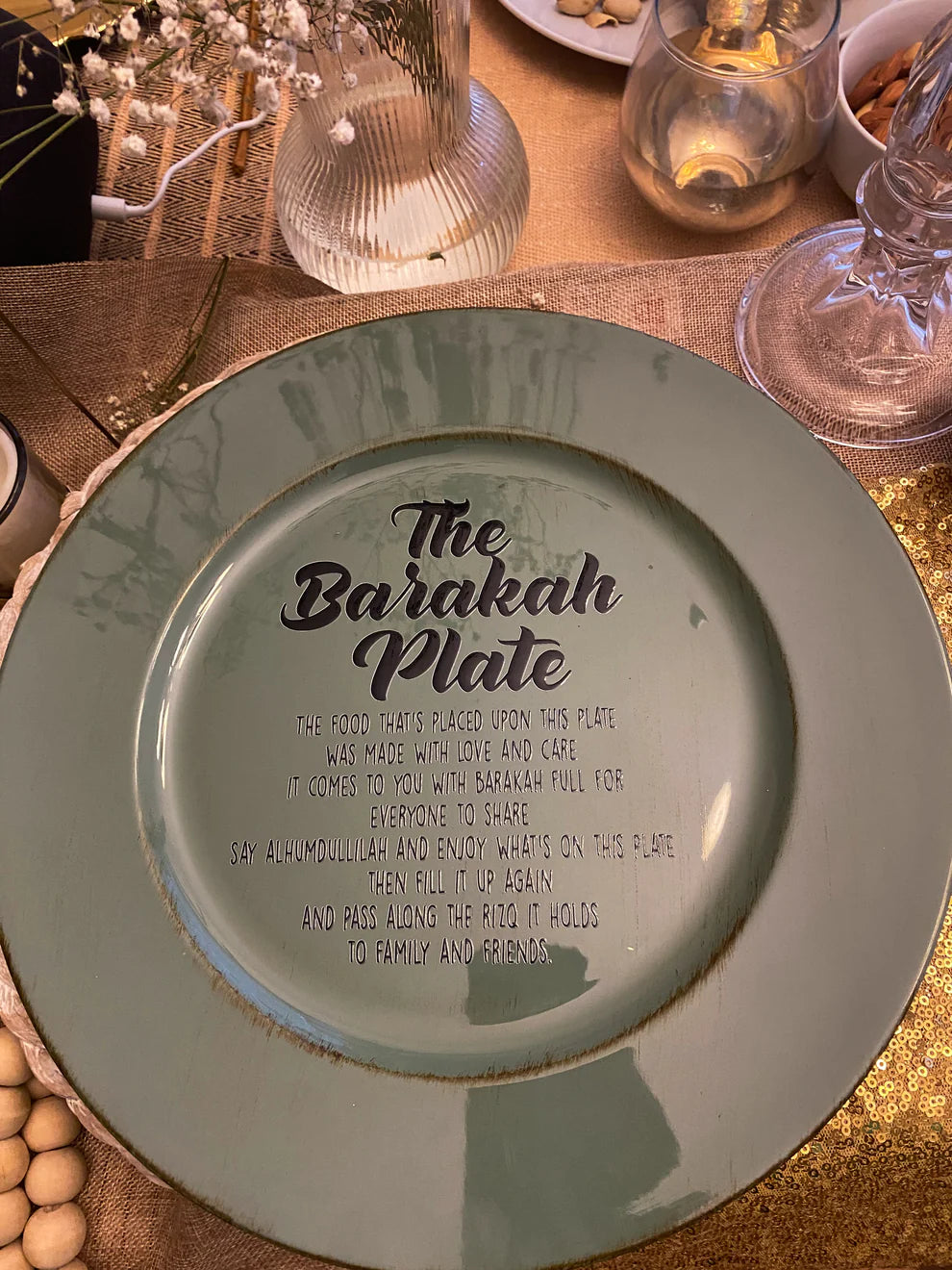 Barakah Plate Green