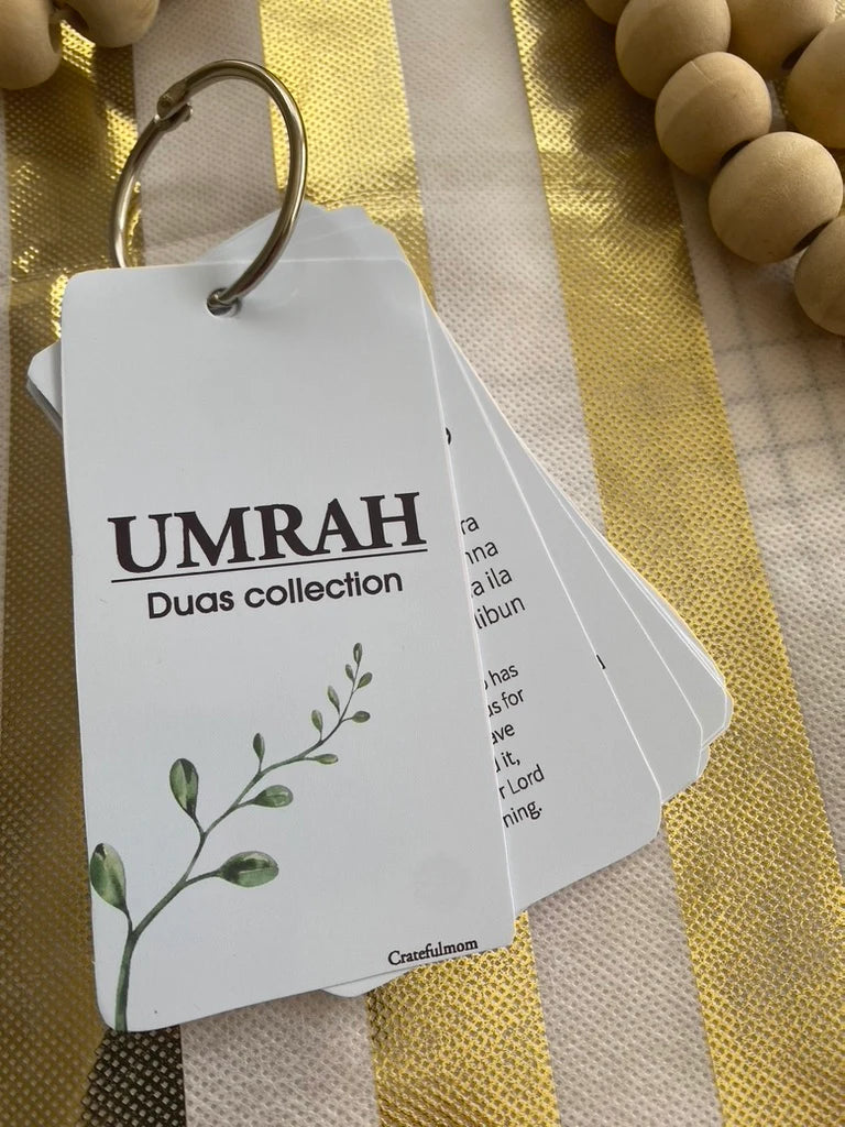 Umrah Dua cards with lanyard