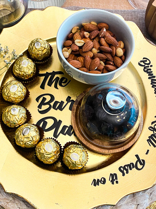 Barakah Plate Gold Bismillah Refill