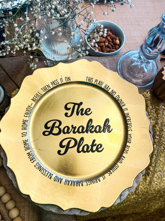 Barakah Plate Gold