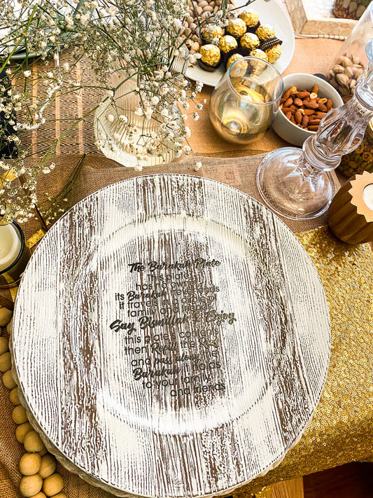 Barakah Plate White Nue