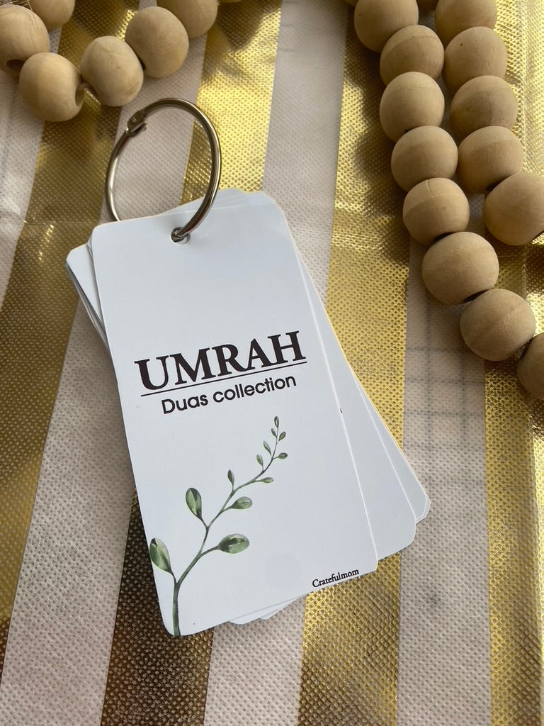 Umrah Dua cards with lanyard
