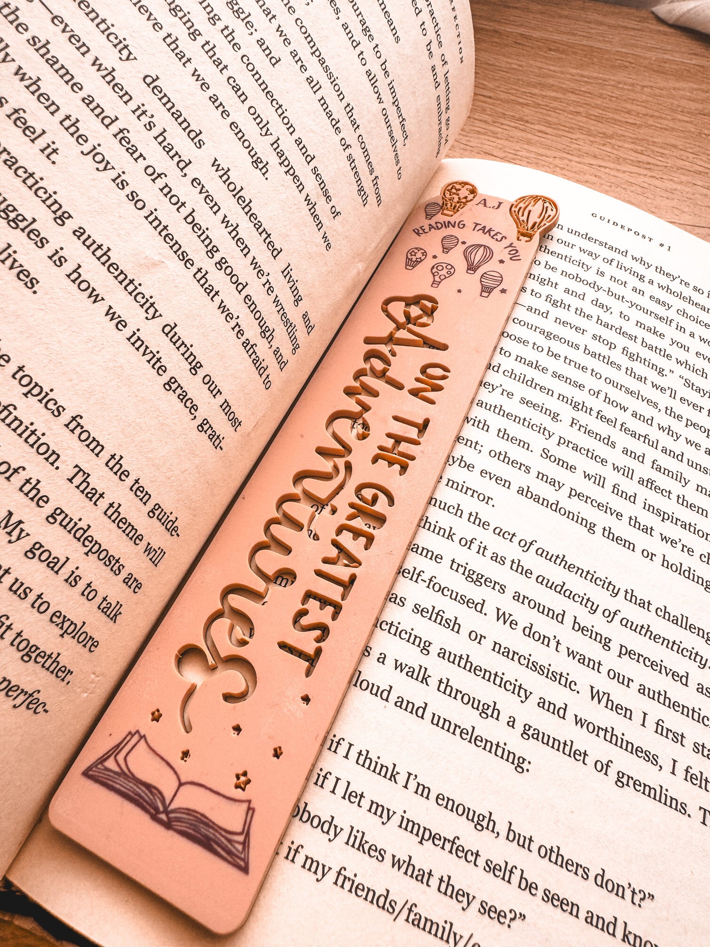 Acrylic bookmark