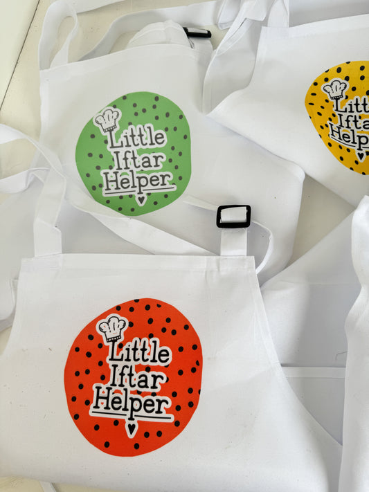 LIMITED PIECES - Little Iftar helper aprons