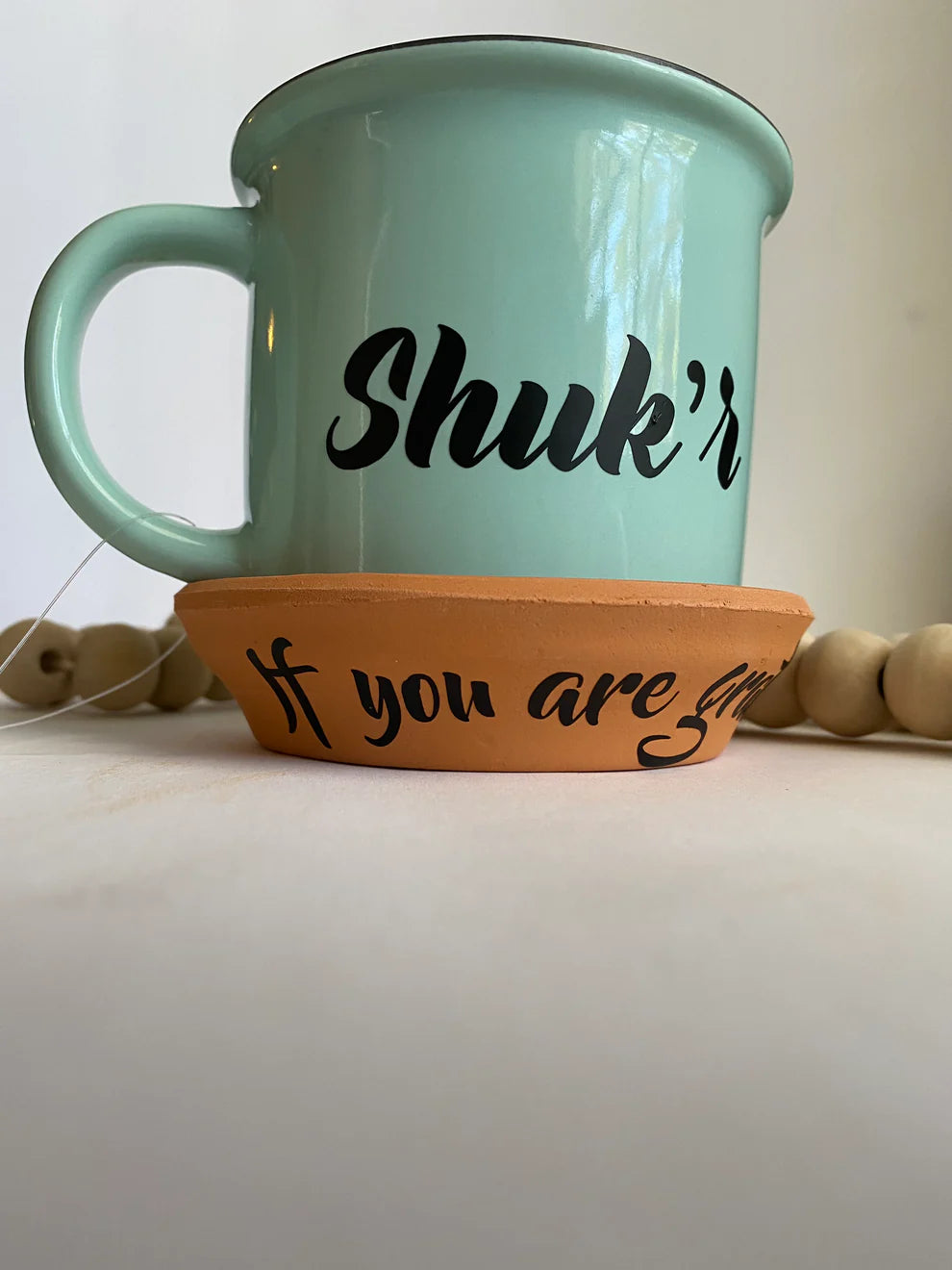 Shukr Mug with Saucer