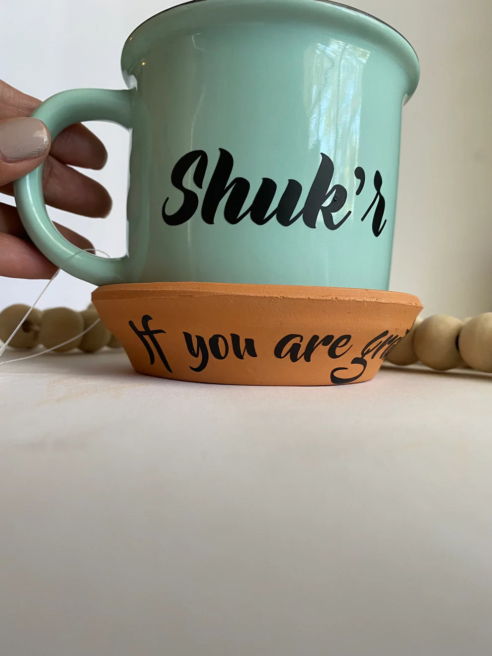 Shukr Mug with Saucer