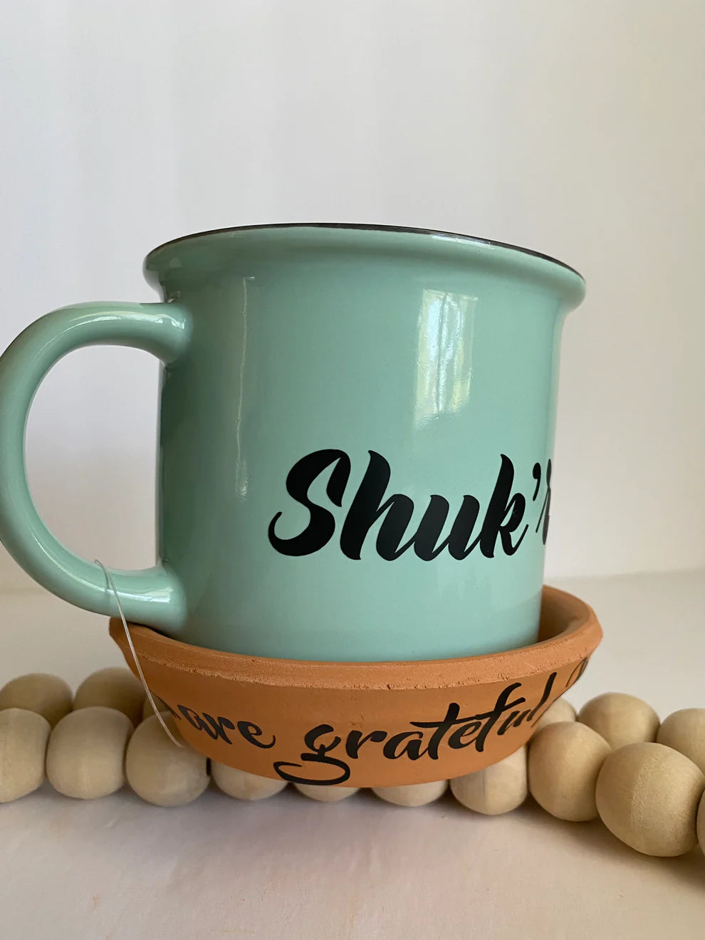 Shukr Mug with Saucer