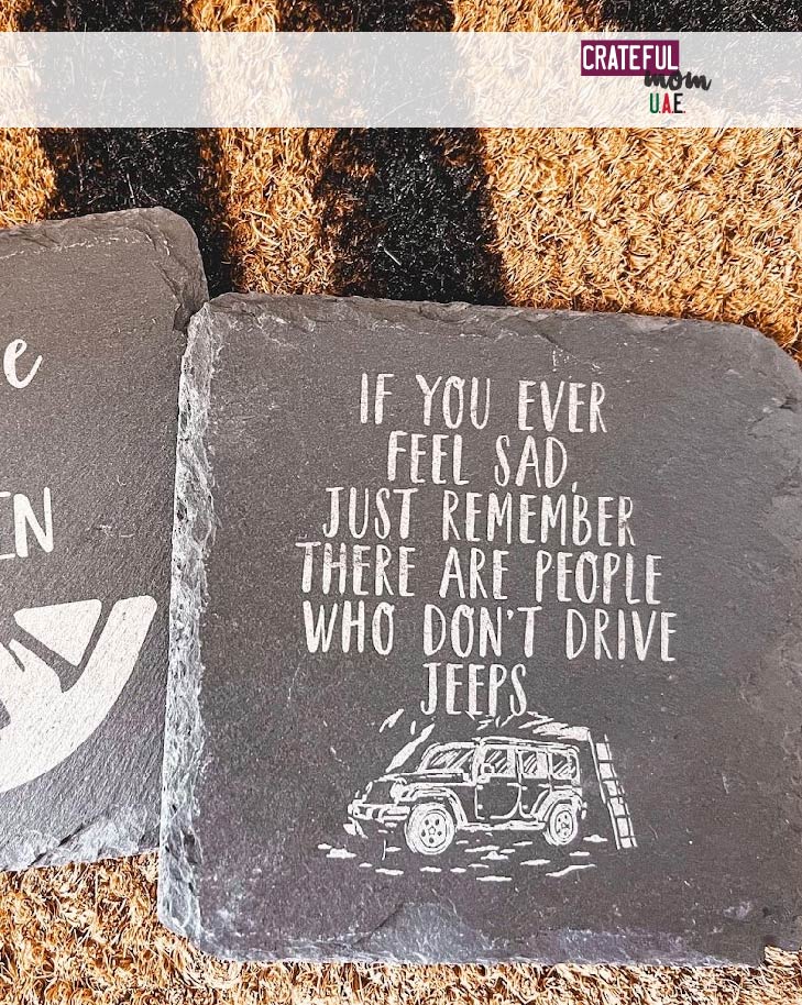 Slate coasters