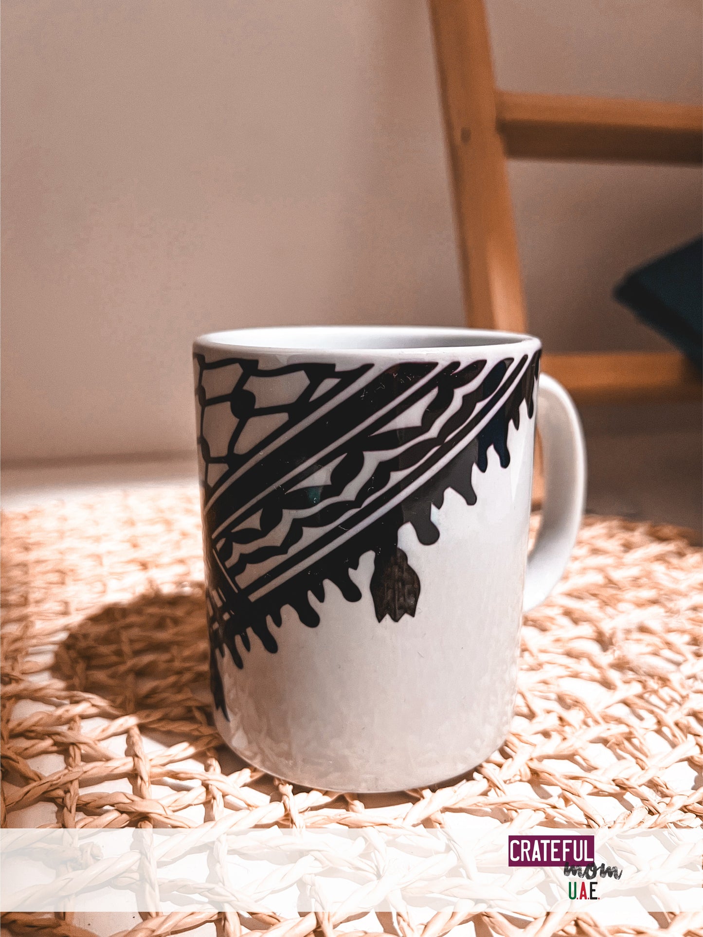 Palestinian keffiyeh mug