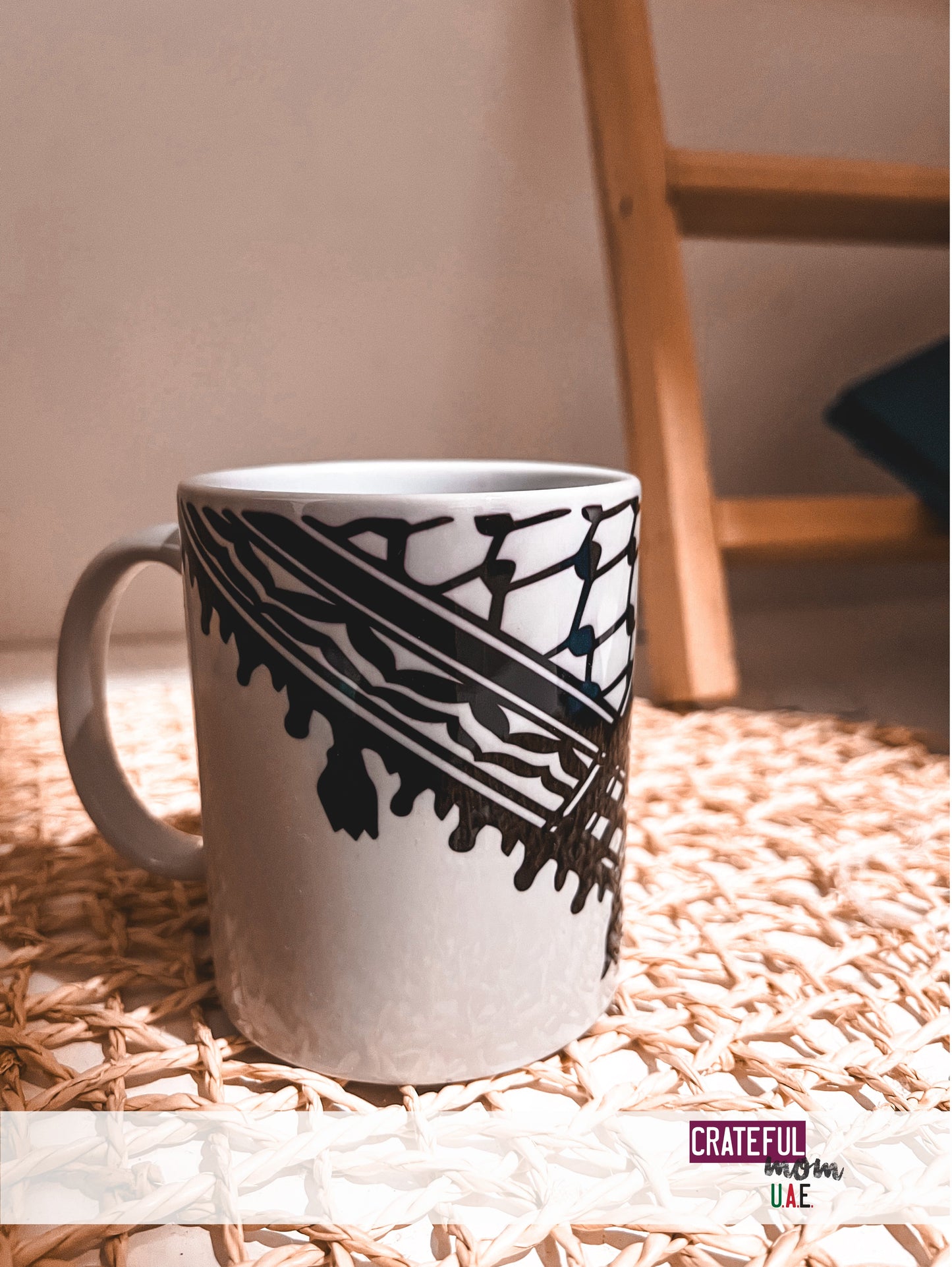 Palestinian keffiyeh mug